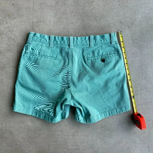 J Crew Factory Mens 5" flex chino short - Size 30 Light Green - Picture 2 of 3